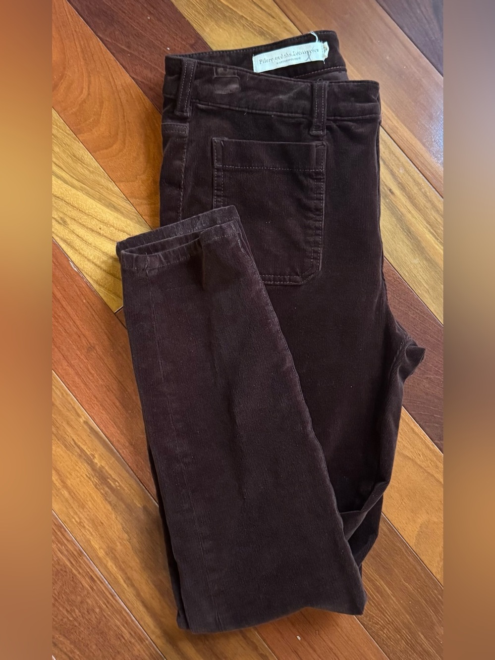 Pilcro corduroy straight leg pants